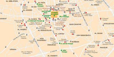 Mekka road kaart