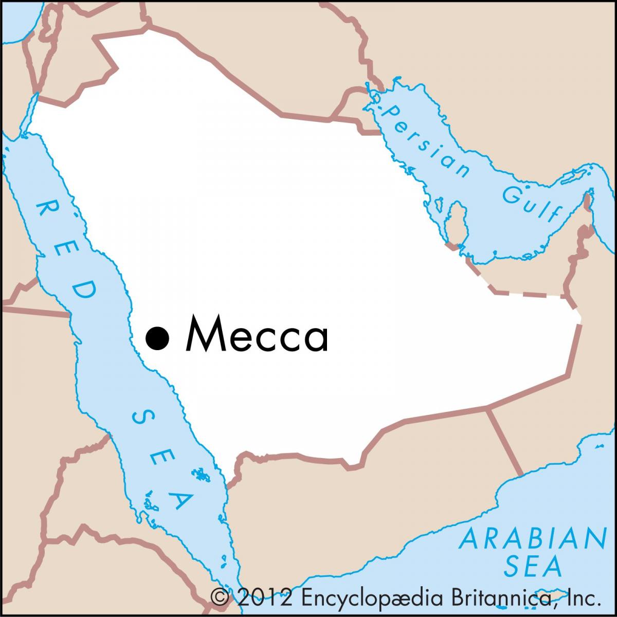 kaart van masarat koninkrijk 3 Makkah